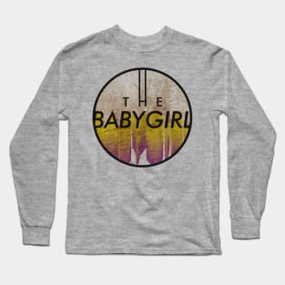 THE BABYGIRL - VINTAGE YELLOW CIRCLE Long Sleeve T-Shirt